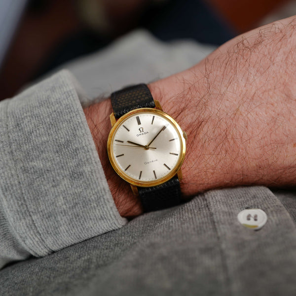 cafe noir montres horloger marseille omega geneve 131 021 mecanique omega 601 de 1969 or massif 18 carats