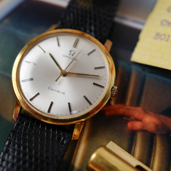 cafe noir montres horloger marseille omega geneve 131 021 mecanique omega 601 de 1969 or massif 18 carats