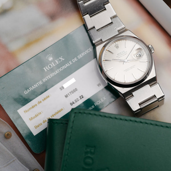 cafe noir montres horloger marseille rolex-datejust-oysterquartz-17000-cadran-blanc