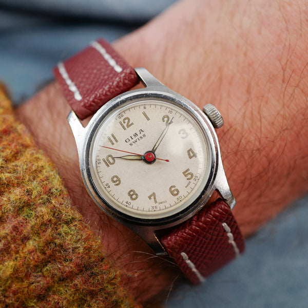 GISA Swiss "Style Militaire Tritium" (Vintage 1950)