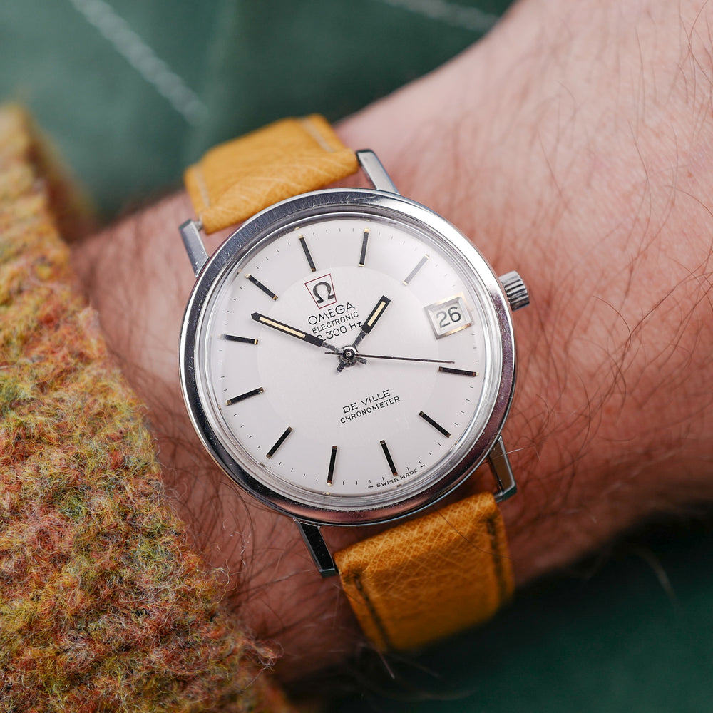 cafe noir montres horlogerie marseille omega Electronic F300Hz De Ville Réf. 198.0032 Omega 1250 année 1972_1