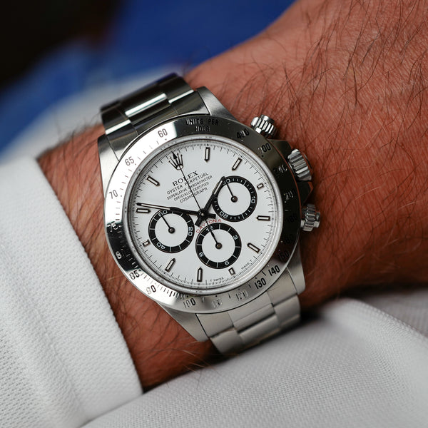 Café noir montres Marseille horloger Daytona blanc Zenith 16520