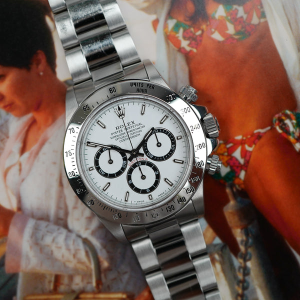 Café noir montres Marseille horloger Daytona blanc Zenith 16520