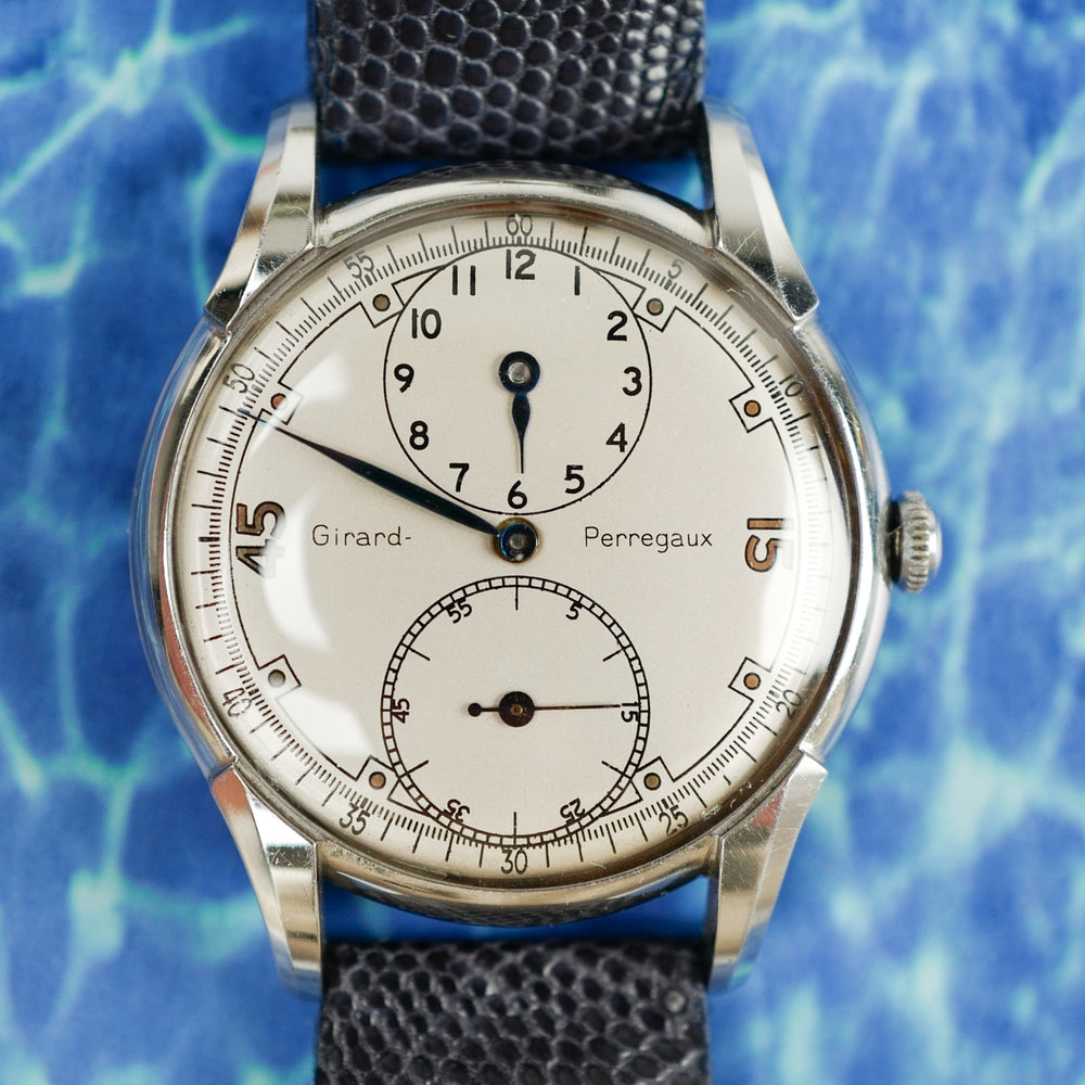 Café noir montres vintage Girard Perregaux régulateur vintage 1950_6
