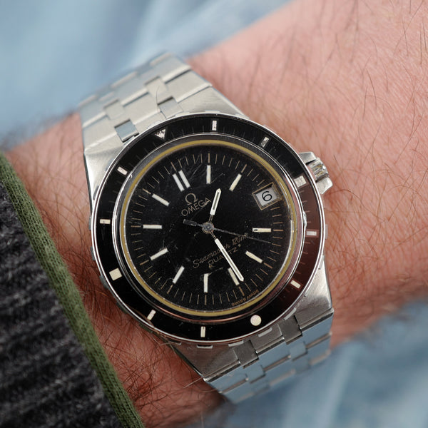 cafe noir montres vintage horloger marseille OMEGA Seamaster 120 396.0900 Jacques Mayol_1