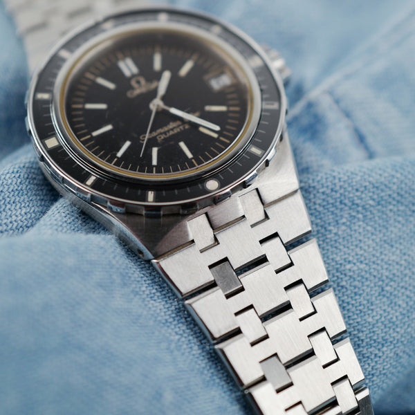 cafe noir montres vintage horloger marseille OMEGA Seamaster 120 396.0900 Jacques Mayol_1