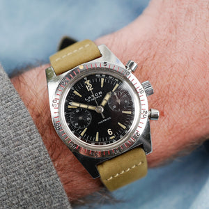cafe noir montres vintage horloger marseille chronographe skin diver militaire venus_1