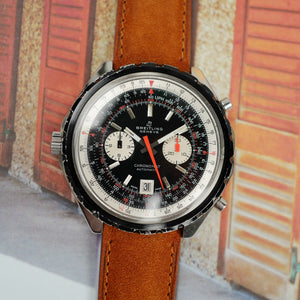 Café noir montres vintage Marseille horloger Breitling Chronomat pizza calibre 11 vintage 1970