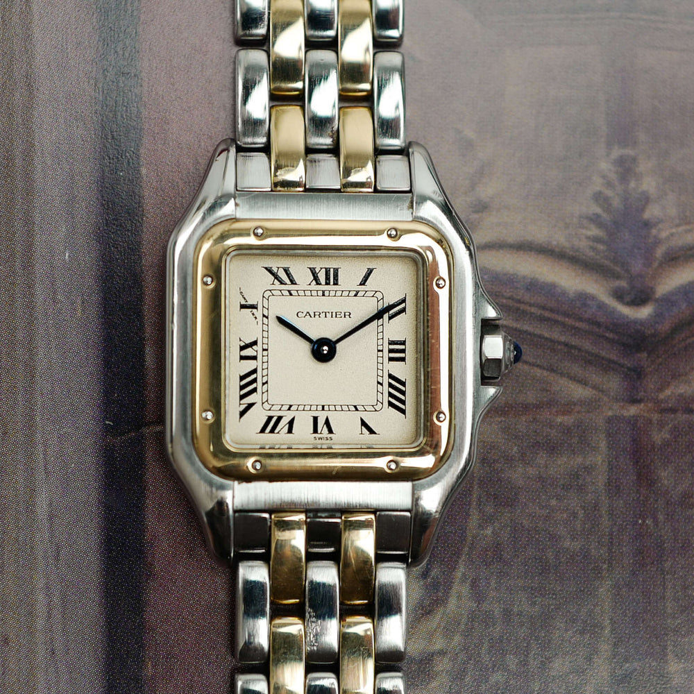 Cartier panthère bicolore petit modèle vintage 1990