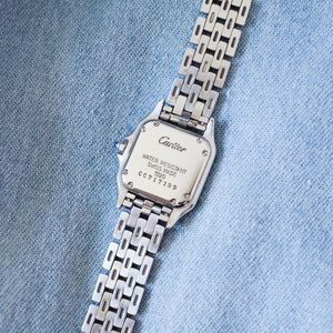 Cartier Panthère petit modèle acier bracelet quartz