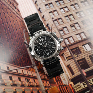 Cartier Pasha Seatimer Chronographe automatique réf 2995 vintage 2000