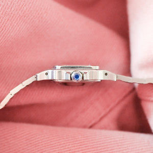 Cartier vintage acier 'Lady Santos'  (1980's)