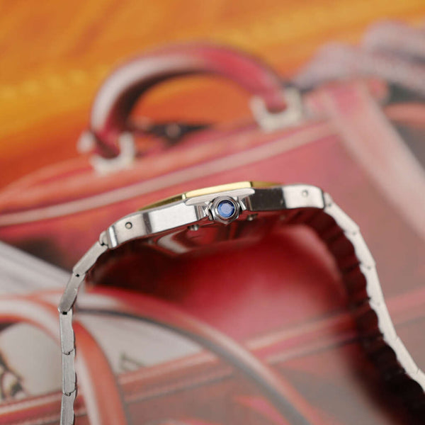 CARTIER Santos Octogonale GM "Or & Acier" - Réf. 2966 (Vintage 1990)