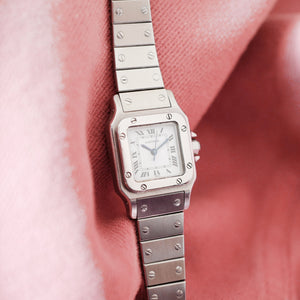 Cartier vintage acier 'Lady Santos'  (1980's)