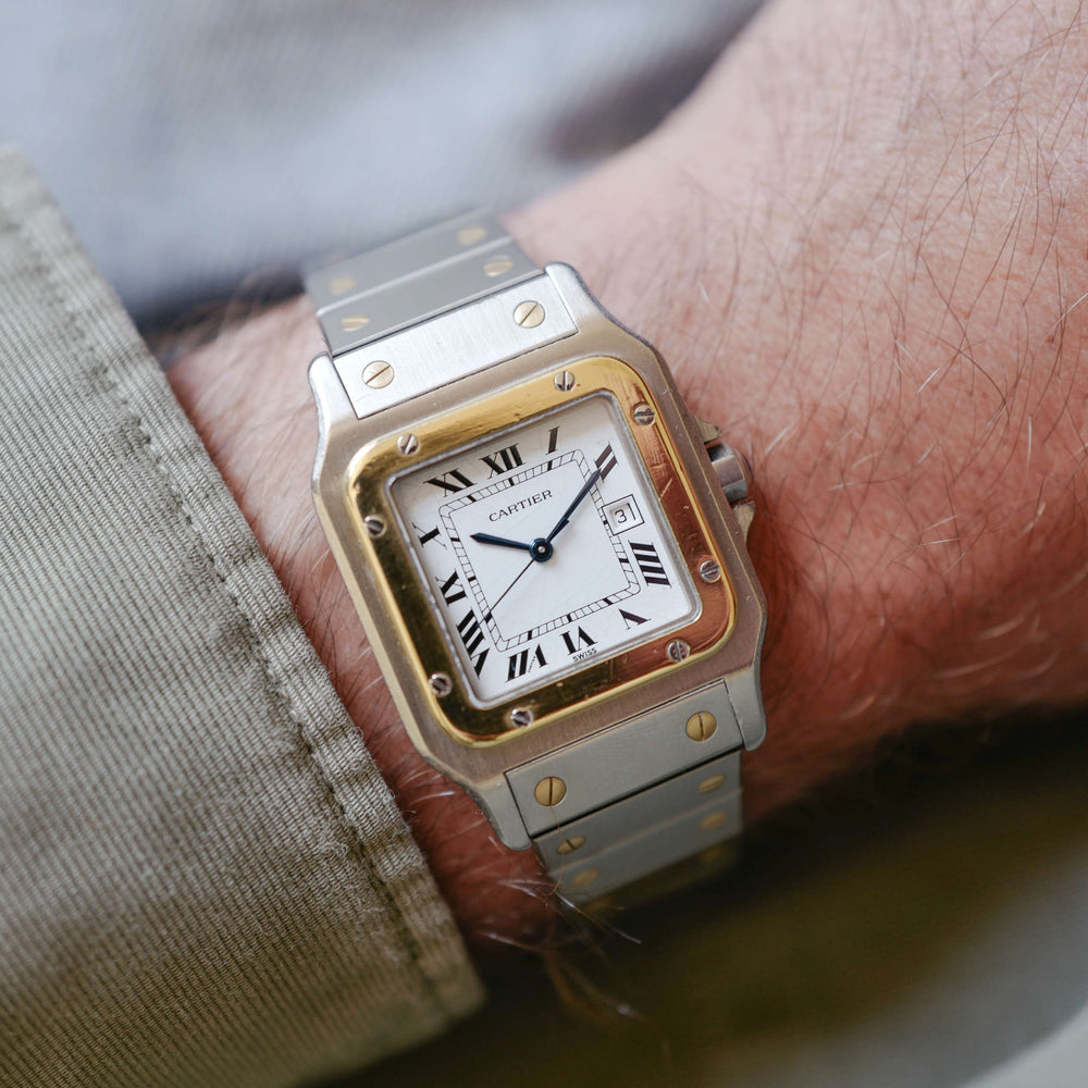 Cartier Santos vintage homme ancienne