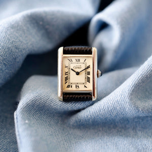 Cartier tank mécanique pour femme