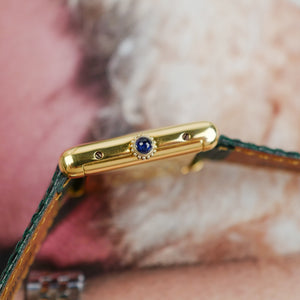 Cartier Tank Must quartz doré chiffres romains pour femme vintage 1980 mécanique