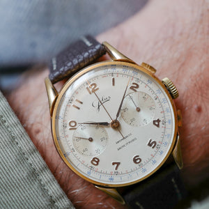 Chronographe suisse vintage Venus 188