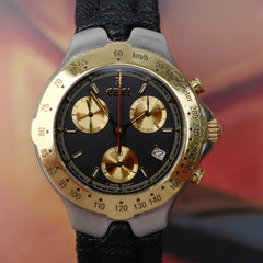 EBEL Sportwave Chronographe 1995 vue de face