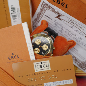 Montre EBEL avec boîte et garantie d'origine
