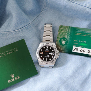 ROLEX Explorer II  -  216570  ' Full Set '  (2021)