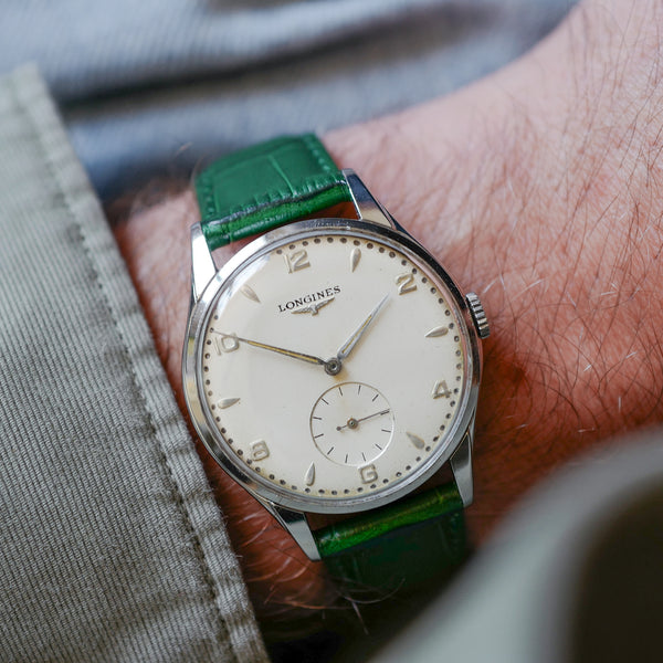 Extra plate montre Longines ancienne