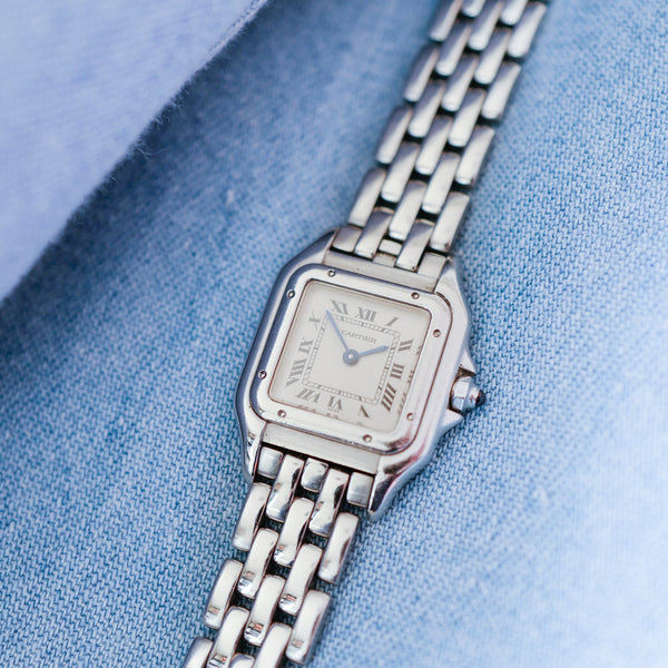 Femme montre Cartier Panthère réf 1320 pile quartz