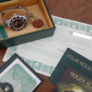 full set 2002 Rolex Submariner No Date 14060M