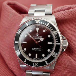 full set papier boite Rolex Submariner No Date 14060M