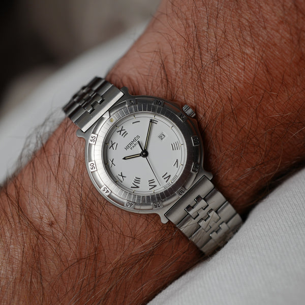 Hermès Clipper Captain Nemo portée au poignet