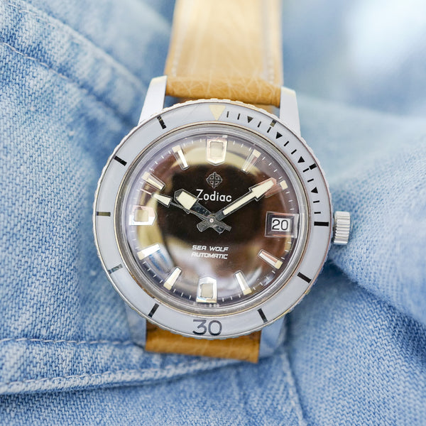 Histoire de la manufacture Zodiac Sea Wolf vintage