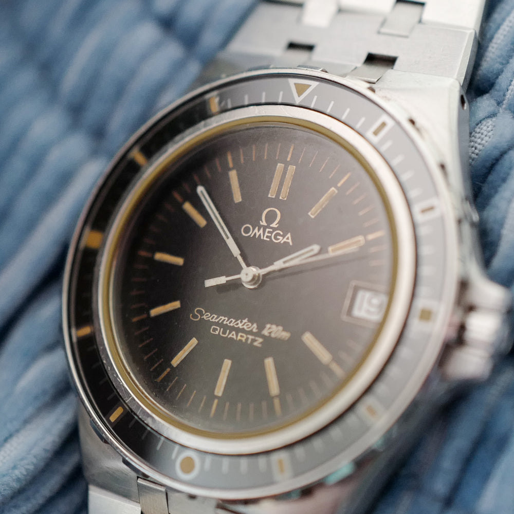 Omega Seamaster 120 Jacques Mayol 396.0900 vintage acier