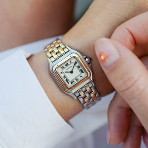 Jolie Cartier Panthère or et acier