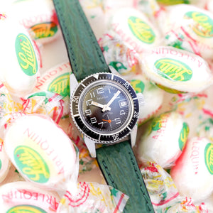 Jolie cuir montre bracelet femme Submariner