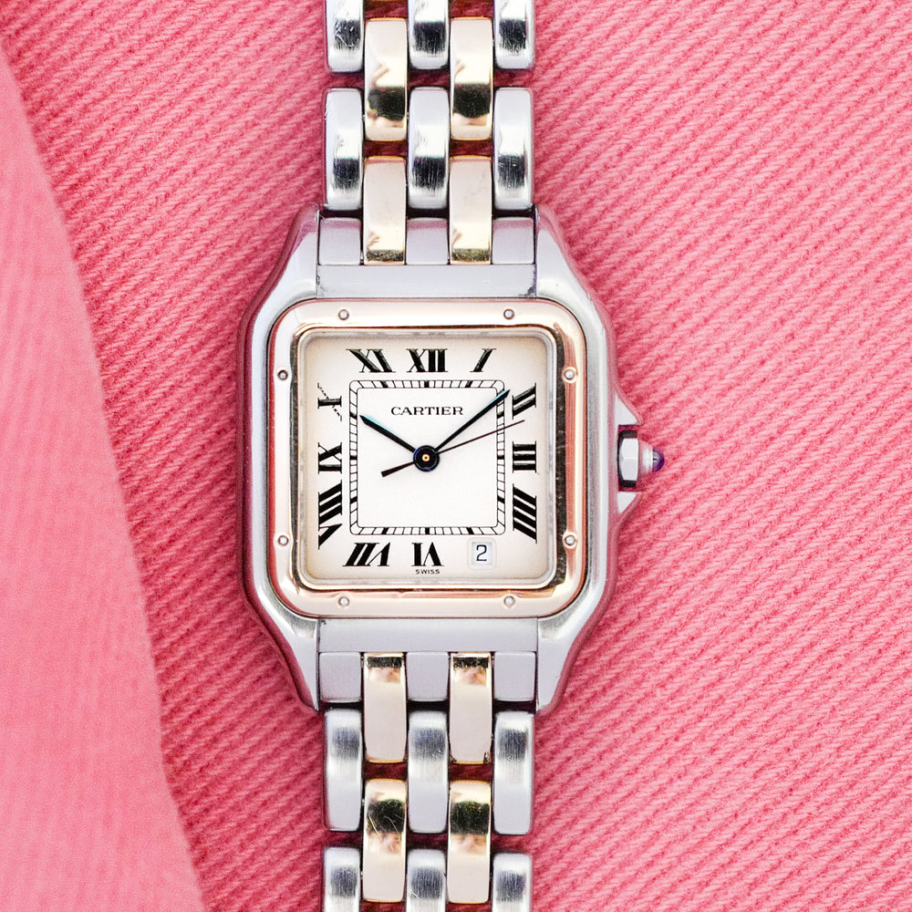 Jolie montre Cartier Panthère acier vintage