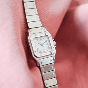 Cartier vintage acier 'Lady Santos'  (1980's)