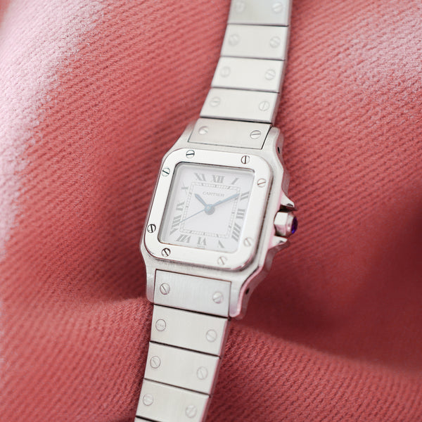 Cartier vintage acier 'Lady Santos'  (1980's)