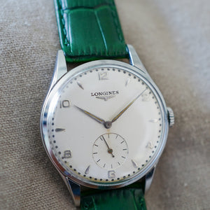 Jolie montre Longines vintage costume extra plate
