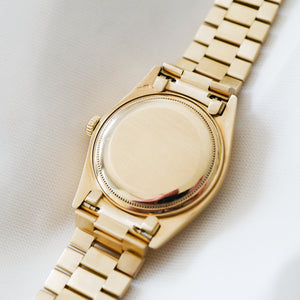 Rolex Day-Date "Or & Diamants"  'Comme Neuve'  (1980) - Réf. 18038