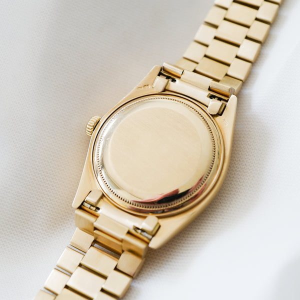 Rolex Day-Date "Or & Diamants"  'Comme Neuve'  (1980) - Réf. 18038
