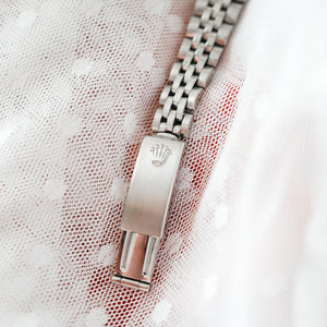 Jolie montre Rolex femme mini 24 mm bracelet jubilee