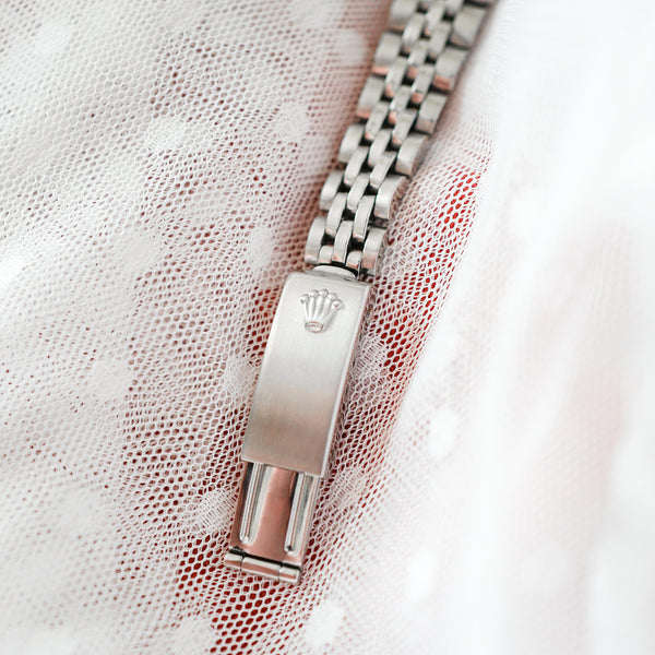 Jolie montre Rolex femme mini 24 mm bracelet jubilee