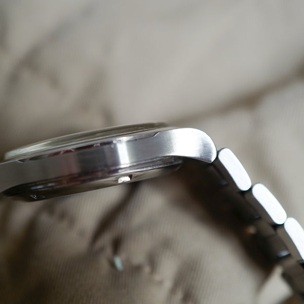 magnifique boitier omega double signature seamaster turler geneve