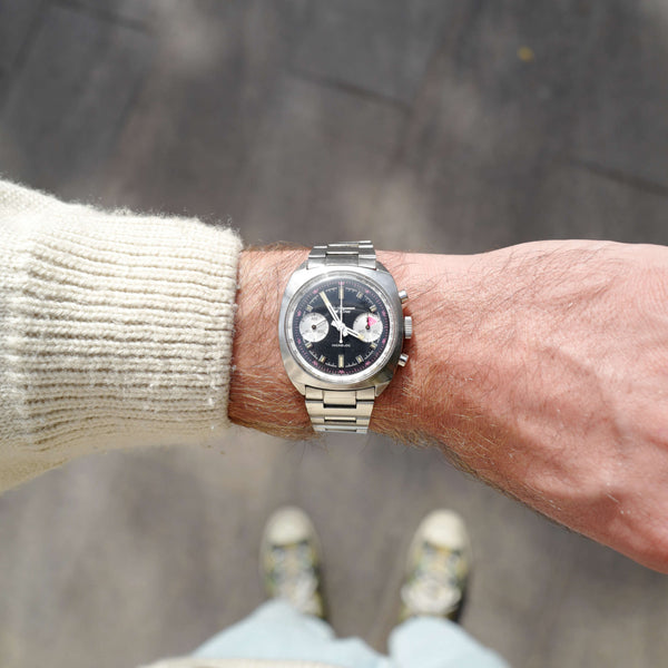 Magnifique Jules Jurgensen chronographe vintage années 1970