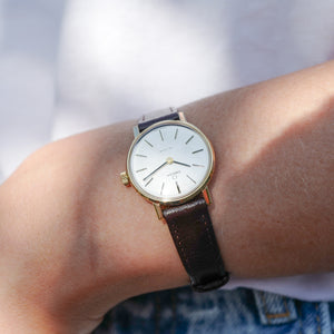 mini montre omega coktail or doree
