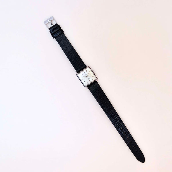 Mini montre vintage carré mécanique