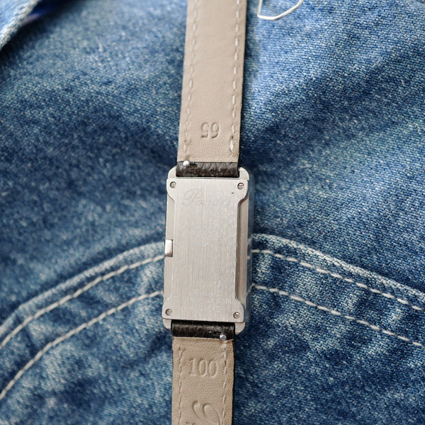 Montre acier Poiray allongée occasion