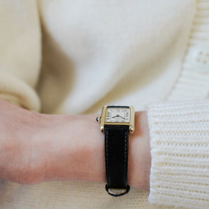 Cartier Tank  "Collection Must"  pour femme  (1980's)
