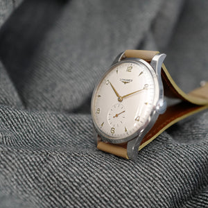 Montre ancienne cadran blanc Longines collectionneur