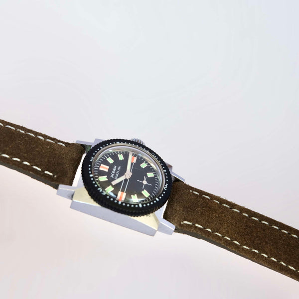 Montre ancienne lunette bi-directionnelle